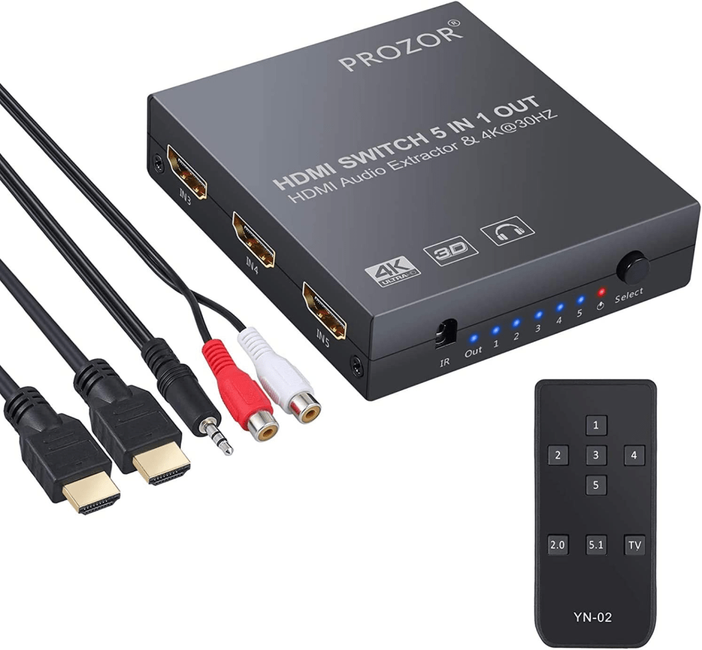PROZOR 5 IN HDMI Audio&nbsp;Extractor